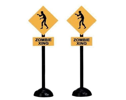 Lemax - Zombie Crossing -  Set Of 2, Diversen, Kerst, Verzenden