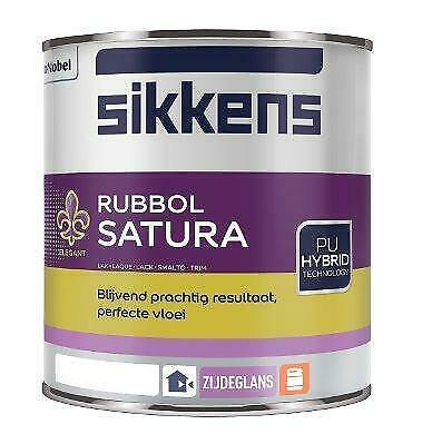 Sikkens Rubbol Satura zijdeglanslak voor buiten 1000 ml / 25, Bricolage & Construction, Peinture, Vernis & Laque, Envoi