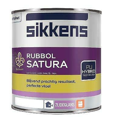 Sikkens Rubbol Satura zijdeglanslak voor buiten 1000 ml / 25, Doe-het-zelf en Bouw, Verf, Beits en Lak, Verzenden