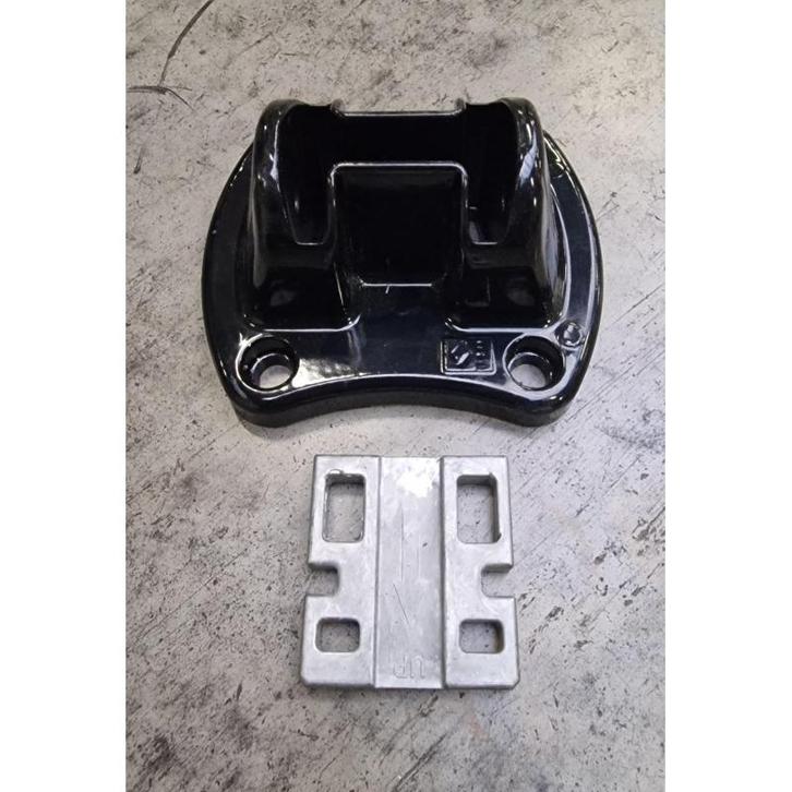 Pied de support en aluminium, pour poteau easyclip de, Jardin & Terrasse, Clôtures de jardin, Neuf