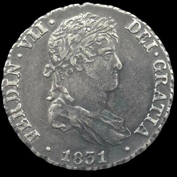 Spanje. Fernando VII. Real - 1831 JB - Sevilla -