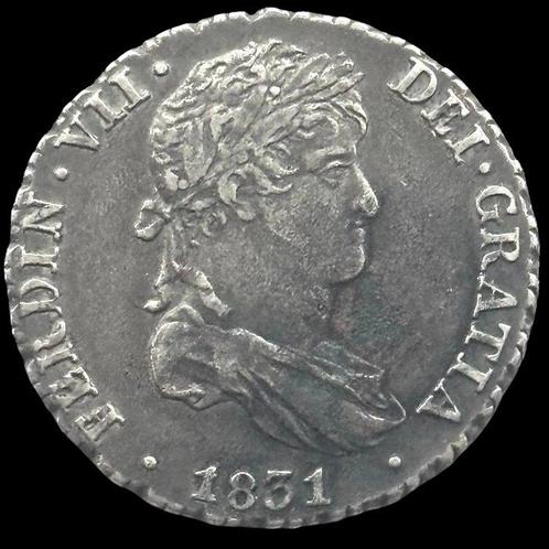 Spanje. Fernando VII. Real - 1831 JB - Sevilla -, Postzegels en Munten, Munten | Europa | Niet-Euromunten