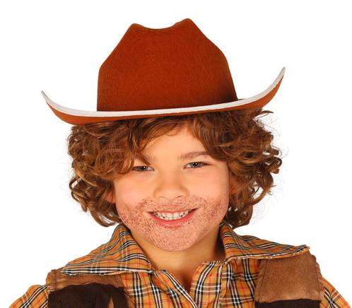 Bruine Cowboy Hoed Kind, Hobby en Vrije tijd, Feestartikelen, Nieuw, Verzenden