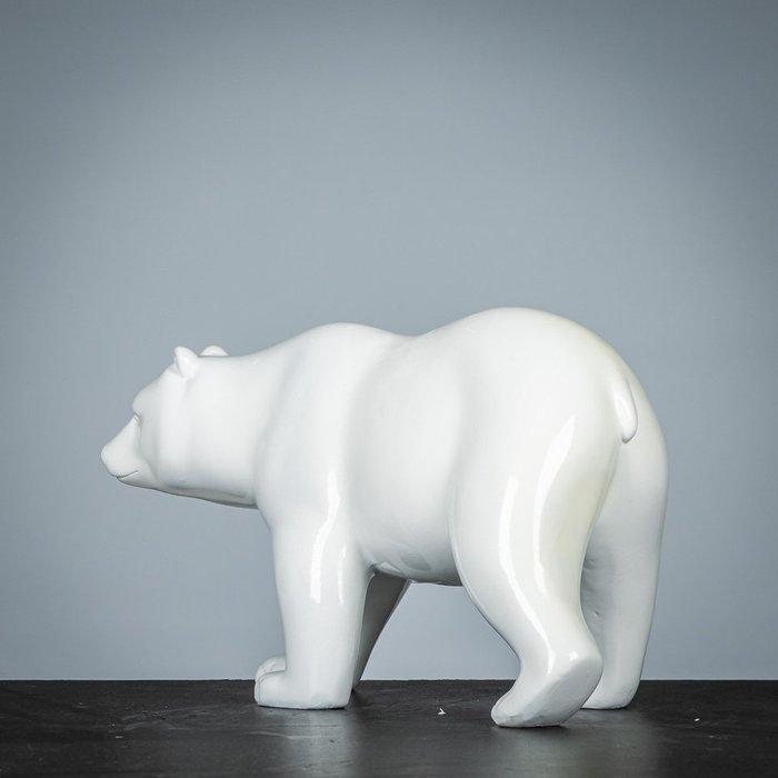 Figuur - White beer - polystone, Antiek en Kunst, Kunst | Designobjecten