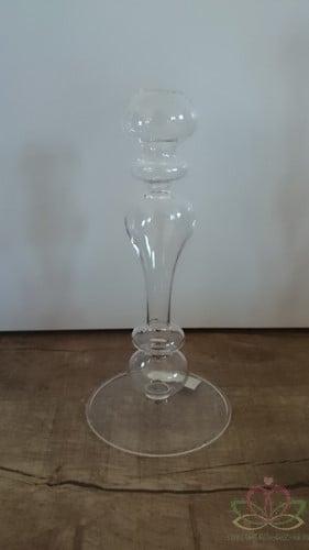 Glas Vaas Kandelaar 20 cm, Hobby en Vrije tijd, Knutselen, Nieuw