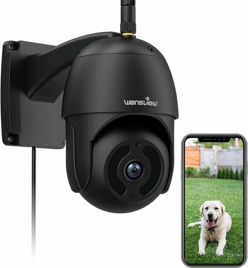 Wansview PTZ buitenbewakingscamera, 1080P WLAN IP-camera..., TV, Hi-fi & Vidéo, Caméras de surveillance, Envoi