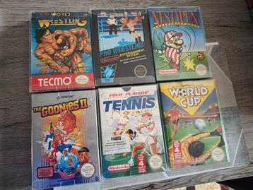 Nintendo - Nes - 6 NES Games CIB - Videogame - In originele