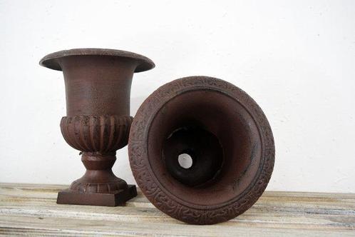 Bloempot (2) - Gietijzer, Antiek en Kunst, Curiosa en Brocante