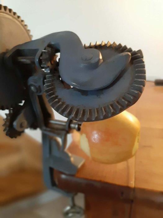 Éplucheur à pommes ancien GIASS – Fonte peinte bleu –, Antiek en Kunst, Antiek | Keukengerei