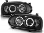 Koplampen dual halo rims VW GOLF 3 09 91-08 97 ANGEL EYES..., Auto-onderdelen, Ophalen of Verzenden, Nieuw