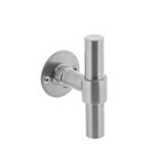 Deurklink T-model met rozet 2mm geborsteld RVS, Ophalen of Verzenden, Nieuw, Klink of Kruk
