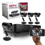 CCTV camera beveiligingset met 4 nachzichtcameras, Informatique & Logiciels, Ordinateurs & Logiciels Autre, Ophalen