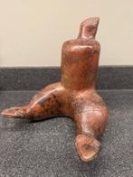 Terracotta sculptuur, Pre-Columbiaanse slangenvat - Colima