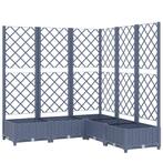 Plantenbak met Latwerk 120cm | Retour Deal | -40%, Kunststof, 100 cm of meer, Verzenden, Vierkant