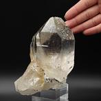 Quartz jaune suisse avec limonite, Alpino Cristaux - Hauteur