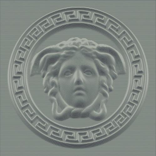 VERSACE Composizione Zilver 3D Medusa 41x41 - Vloertegel en, Bricolage & Construction, Dalles & Carrelages, Enlèvement ou Envoi