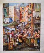 Salvatore Montella (1949) - Napoli Scena Popolare (San, Antiek en Kunst