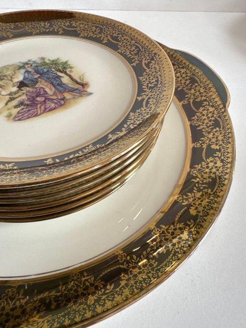 Fürstenberg - Dessertservies (7) - Servicio de postre con, Antiek en Kunst, Antiek | Meubels | Tafels