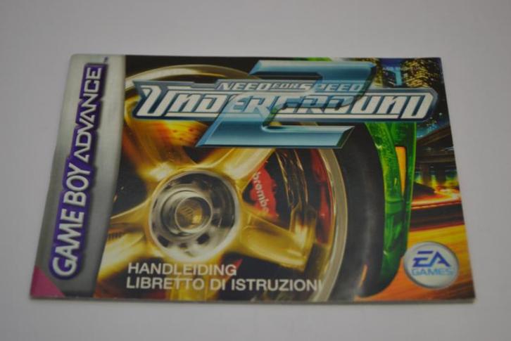 Need For Speed Underground 2 (GBA EUR MANUAL), Games en Spelcomputers, Spelcomputers | Nintendo Consoles | Accessoires