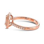 Bague de fiançailles - 18 carats Or rose - 0.94ct. tw.
