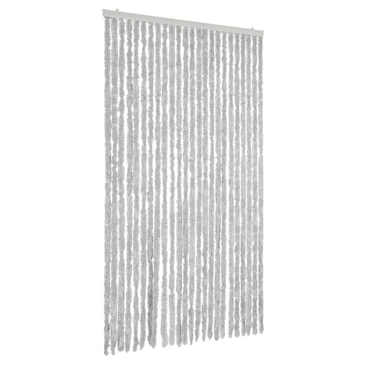Vliegengordijn 100x220 grijs | Retour Deal | -51%, Doe-het-zelf en Bouw, Deuren en Vliegenramen, Nieuw, Kunststof, Hordeur, 215 cm of meer
