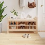 vidaXL Halbankje 110x40x60 cm massief grenenhout, Huis en Inrichting, Verzenden, Nieuw