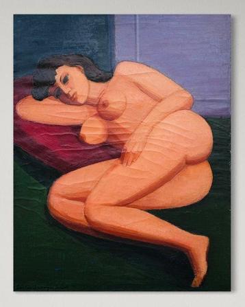 Léo van Droogenbroeck (1911-1991) - Grand nu allongé