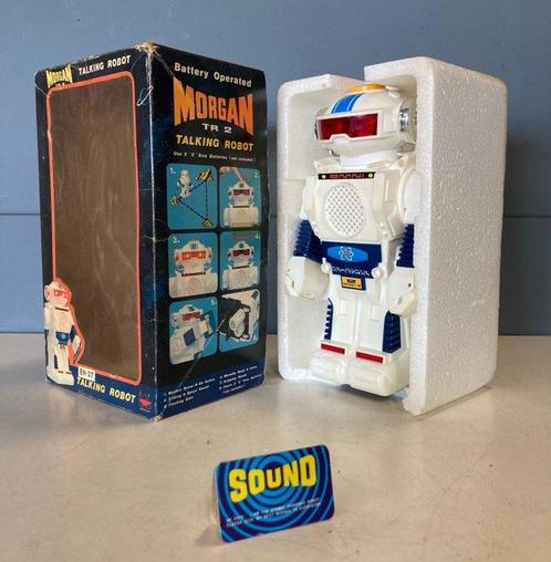 Vintage 1980 Morgan TR-2 - Robot atomique parlant -, Antiek en Kunst, Antiek | Speelgoed