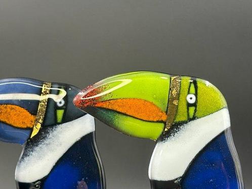 Studio Habrat - Figurine - Toucans (3) - fusion, Antiek en Kunst, Antiek | Glaswerk en Kristal