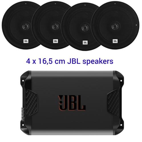 JBL Concert A704 versterker met 4 x 16,5 cm JBL speakers, Autos : Divers, Haut-parleurs voiture, Enlèvement ou Envoi