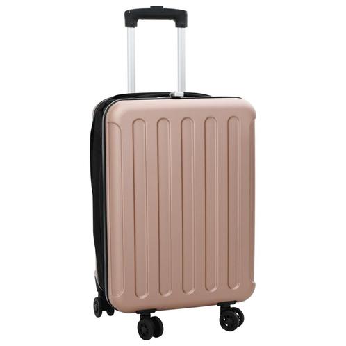 vidaXL Opvouwbare Hard Shell Koffer 20 Roze Goud, Handtassen en Accessoires, Koffers, Nieuw, Verzenden
