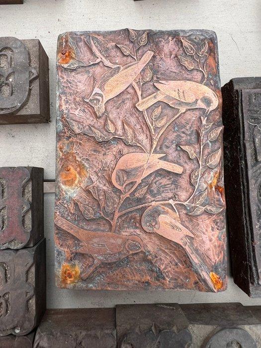 Drukblokken - Drukblokken, Antiek en Kunst, Antiek | Wandborden en Tegels