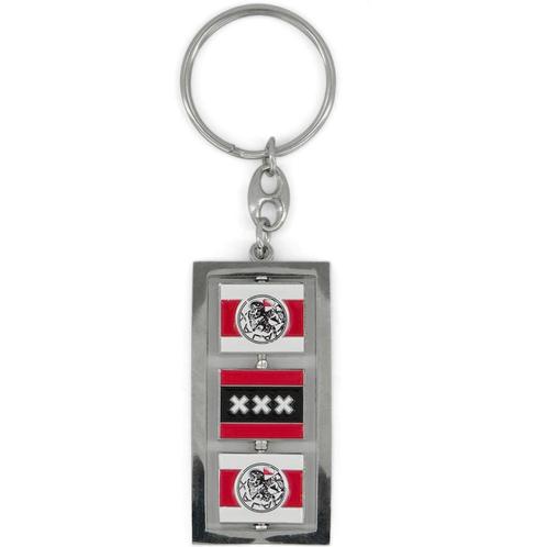 Ajax Sleutelhanger 3 Kubus Oud Logo, Sport en Fitness, Voetbal, Overige typen, Nieuw, Verzenden