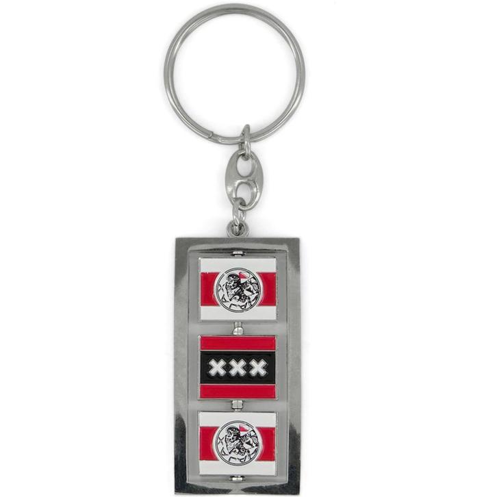 Ajax Sleutelhanger 3 Kubus Oud Logo, Sport en Fitness, Voetbal, Overige typen, Nieuw, Verzenden