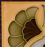Jugendstil Tegel - Tonindustrie Offstein - Art Nouveau -, Antiek en Kunst