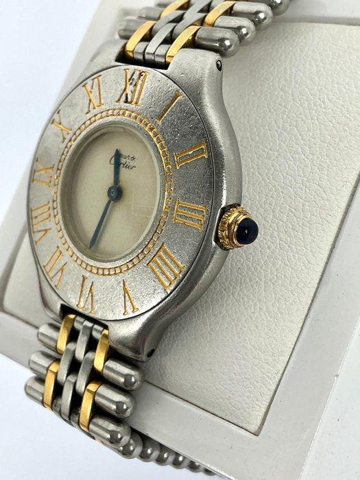 Cartier - Must de Cartier 21 - 9010 - Unisex - 1980-1989, Handtassen en Accessoires, Horloges | Heren