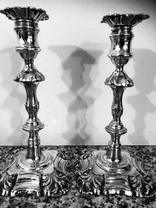 Kandelaar (2) - .925 zilver, Antiek en Kunst, Antiek | Zilver en Goud
