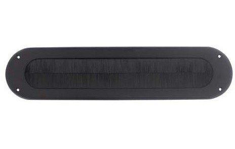 Intersteel Tochtwering Ovaal RVS/Mat Zwart, Doe-het-zelf en Bouw, Overige Doe-Het-Zelf en Bouw, Ophalen of Verzenden