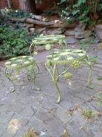 Table à plantes (3) - Fer - Ensemble de 3 tables de plantes, Antiek en Kunst
