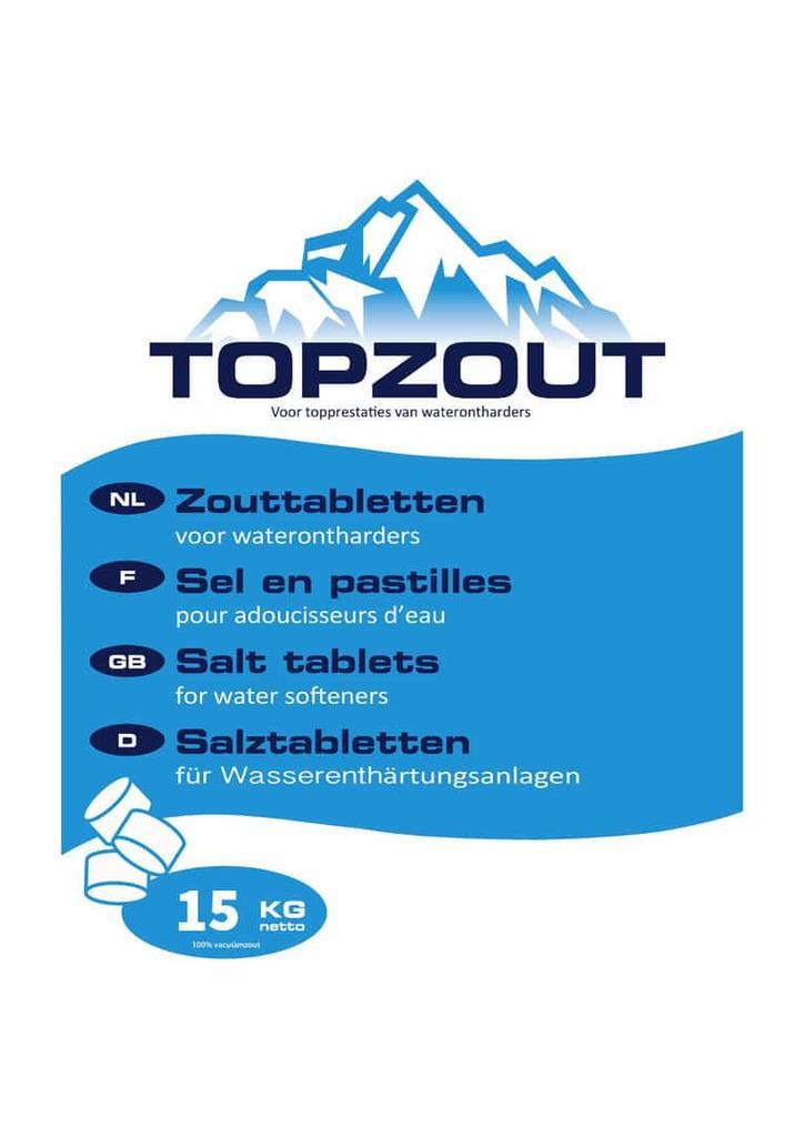 Regeneratiezout Topzout 15Kg, Elektronische apparatuur, Waterontharders, Verzenden