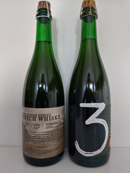 3 Fonteinen - Golden Blend 20/21 & Cask Finish Scotch Whisky, Verzamelen, Wijnen