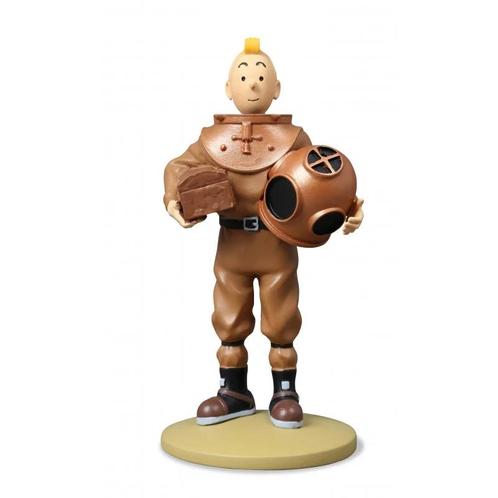 Kuifje Beeldje Duikerpak 12 cm, Verzamelen, Stripfiguren, Ophalen of Verzenden