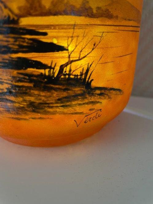 Verdi - Pot à biscuits - Pot à Biscuits en verre émaillé Art, Antiek en Kunst, Kunst | Designobjecten