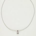 Collier - 14 carats Or blanc Diamant (Naturelle)