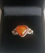 Zonder Minimumprijs - Ring Zilver -  10.00ct. tw. Barnsteen, Nieuw
