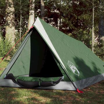 vidaXL Tent 2-persoons waterdicht groen, Verzenden, Nieuw