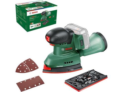 Bosch UniversalSander 18V-10 Accu multischuurmachine - Incl., Huis en Inrichting, Woonaccessoires | Overige, Zo goed als nieuw