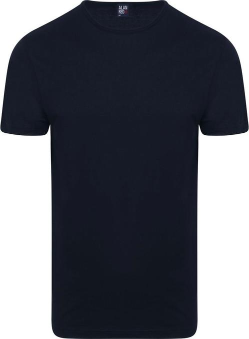 Tweedekans | Alan Red T-Shirt - Ronde Nek - Navy - Maat: S, Kleding | Heren, T-shirts, Ophalen of Verzenden