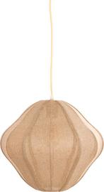 2dekans | Light & Living Hanglamp Sukau – Jute – Bruin – Ø38, Ophalen of Verzenden, Nieuw
