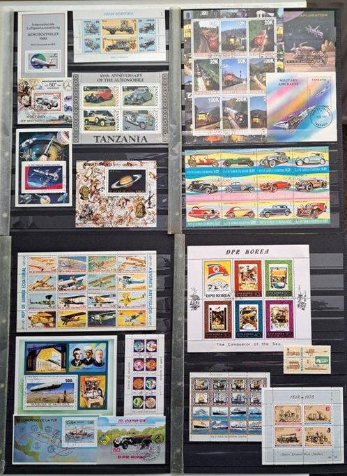 Monde - Collection thématique sur les transports, y compris, Postzegels en Munten, Postzegels | Amerika